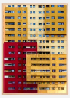 A building full of life Plakat (21x29.7 cm (A4))