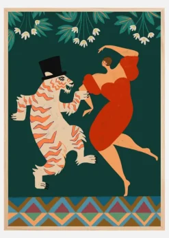 A Date With a Wild Cat Plakat (21x29.7 cm (A4))