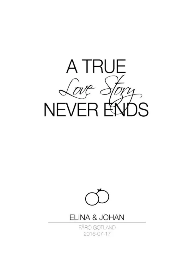 A True Love Story (21x29,7 cm (A4))