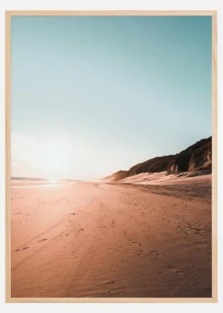 A Walk By The Beach Plakat (21x29.7 cm (A4))