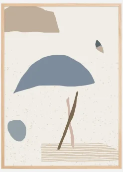 Abstract Art - Blue Plakat (21x29.7 cm (A4))