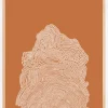Abstract Brown Plakat (21x29.7 cm (A4))