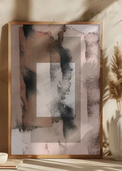 Abstract Brush Strokes 17y Plakat (21x29.7 cm (A4))