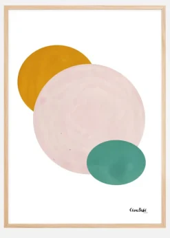 Abstract Circle Plakat (21x29.7 cm (A4))