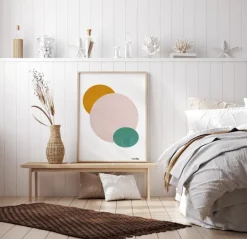 Abstract Circle Plakat (21x29.7 cm (A4))