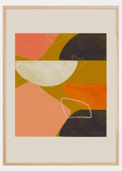 Abstract Composition Plakat (21x29.7 cm (A4))