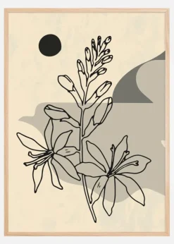 Abstract Flower 1 Plakat (21x29.7 cm (A4))