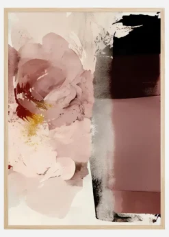 Abstract Flowers Plakat (21x29.7 cm (A4))