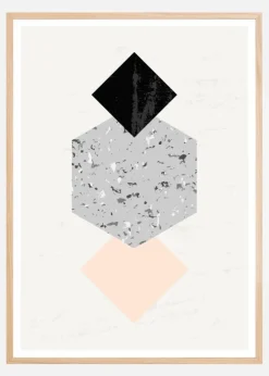 Abstract Geometry I Plakat (21x29.7 cm (A4))