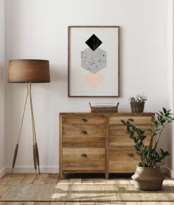 Abstract Geometry I Plakat (21x29.7 cm (A4))