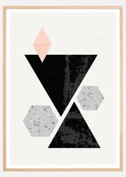 Abstract Geometry III Plakat (21x29.7 cm (A4))