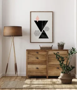 Abstract Geometry III Plakat (21x29.7 cm (A4))