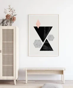 Abstract Geometry III Plakat (21x29.7 cm (A4))