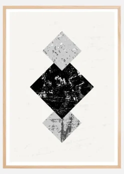 Abstract Geometry V Plakat (21x29.7 cm (A4))