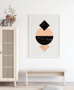 Abstract Geometry VI Plakat (21x29.7 cm (A4))