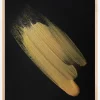 Abstract Gold Plakat (21x29.7 cm (A4))