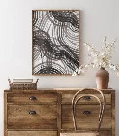 Abstract Ink Plakat (21x29.7 cm (A4))