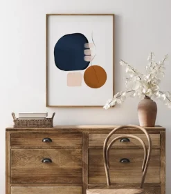 Abstract Shapes III Plakat (21x29.7 cm (A4))