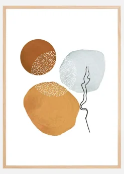 Abstract Shapes IV Plakat (21x29.7 cm (A4))