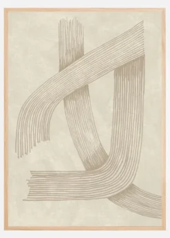 Abstract Sophisticated Line 01 Plakat (21x29.7 cm (A4))