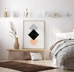 Abstract Squares II Plakat (21x29.7 cm (A4))