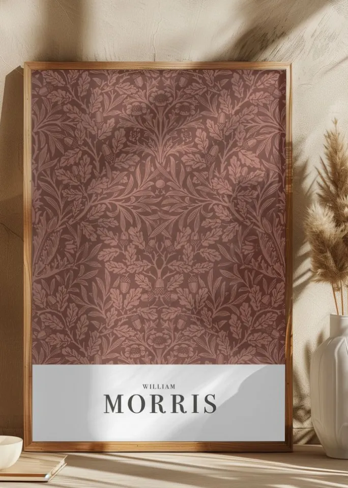 Acorns and oak leaves Plakat (21x29.7 cm (A4))