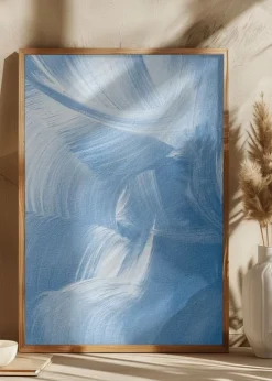 Acrylic Waves No 1 Plakat (21x29.7 cm (A4))