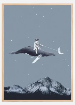 Aim for the moon Plakat (21x29.7 cm (A4))