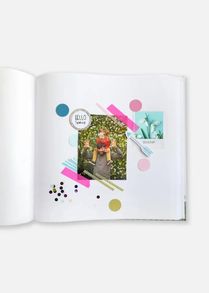 Amazing Memories Album Hvid - 28x29 cm (100 Hvide sider / 50 ark)