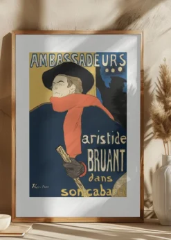 Ambassadeurs Aristide Bruant Dans Son Cabaret (1892) Plakat (21x29.7 cm (A4))