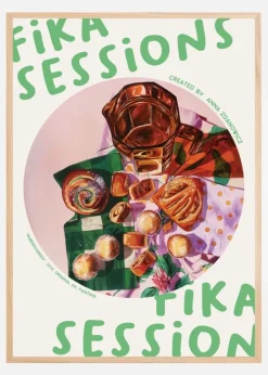 Amber and Green Plakat (21x29.7 cm (A4))