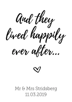 And they lived happily ever after (21x29,7 cm (A4))