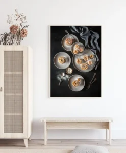 Apple Roses Tartlets Plakat (21x29.7 cm (A4))