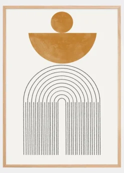 Arch Composition No7 Plakat (21x29.7 cm (A4))