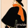 Aristide Bruant In His Cabaret (1893) Plakat (21x29.7 cm (A4))
