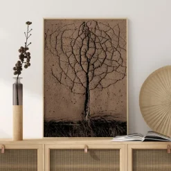 Asphalt Tree Plakat (21x29.7 cm (A4))