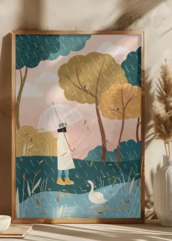 Autumn Walk Plakat (21x29.7 cm (A4))