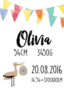 Baby Festoon (21x29,7 cm (A4))