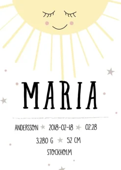 Baby Sunshine (21x29,7 cm (A4))