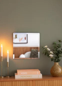 Badeværelsesspejl 40x40 cm