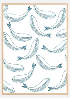 Ballenas Plakat (21x29.7 cm (A4))