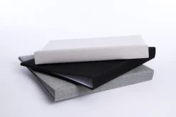 Base Line Canvas Ringbind - Grå