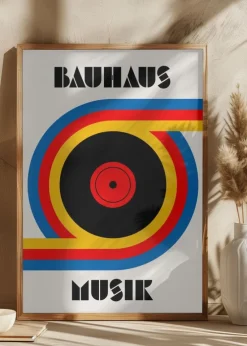 Bauhaus Musik Vinyl Plakat (21x29.7 cm (A4))