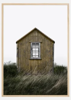 Beach Hut Plakat (21x29.7 cm (A4))