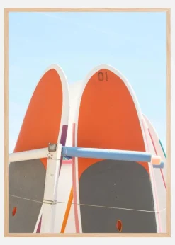 Beach Surf_001 Plakat (21x29.7 cm (A4))