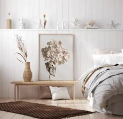 Beige Dried Flower Plakat (21x29.7 cm (A4))