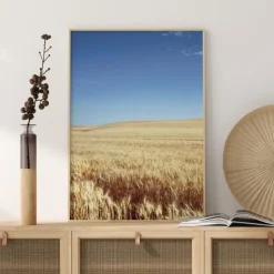 Beige Fields Plakat (21x29.7 cm (A4))