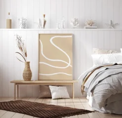 Beige Lines I Plakat (21x29.7 cm (A4))