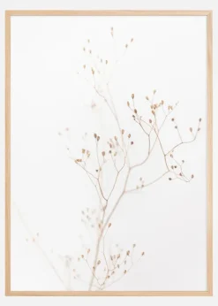 Beige straws Plakat (21x29.7 cm (A4))