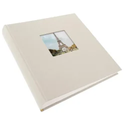 Bella Vista Fotoalbum Sand - 30x31 cm (100 Hvide sider / 50 blade)